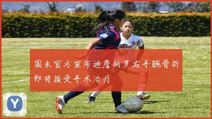 国米官方宣布迪詹纳罗右手腕骨折即将接受手术治疗